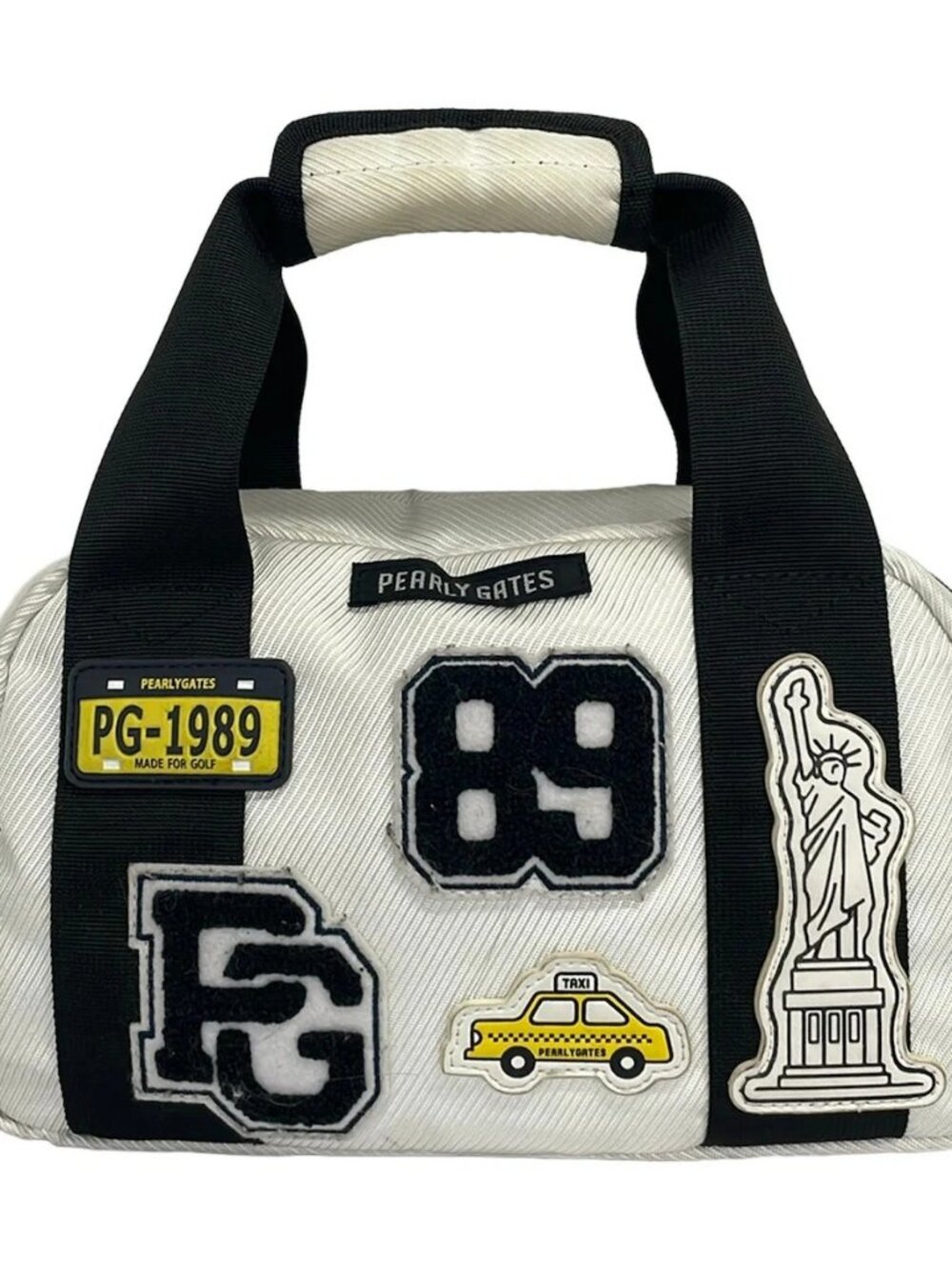 PEARLY GATES White Nylon Handbag